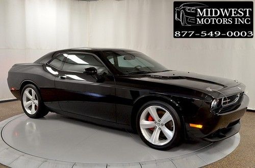 2010 10 dodge challenger srt8 black navigation srt option grp ii sunroof