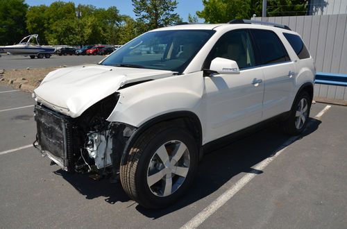 2012 gmc acadia slt-2 awd 3.6l v6 leather bose tv/dvd 2 sunroofs only 6k miles