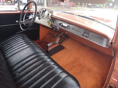 1957 CHEVROLET BEL AIR 4 DOOR HARD TOP CLEAN FL CAR MAKE OFFER SHOW CAR, image 3