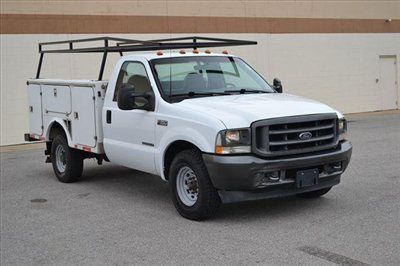 2002 ford f350 7.3l powertroke diesel utility bed