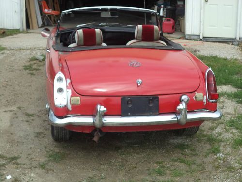 Rare 1969 MGB Roadster Sports Car Convertible and Hard Top, US $3,000.00, image 3