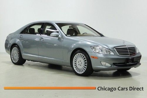 07 s550 sedan nav 19s 51k low miles parktronic wood wheel power blinds one owner