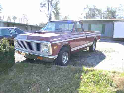 1972 CHEVROLET C10 CHEYENNE--LONGBED--GREAT DRIVER--NO RESERVE AUCTION, image 3