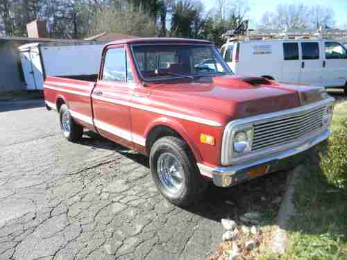 1972 CHEVROLET C10 CHEYENNE--LONGBED--GREAT DRIVER--NO RESERVE AUCTION, image 5