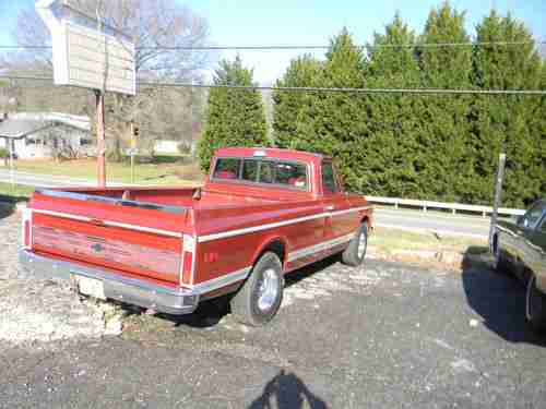 1972 CHEVROLET C10 CHEYENNE--LONGBED--GREAT DRIVER--NO RESERVE AUCTION, image 6
