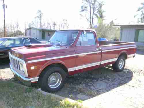 1972 CHEVROLET C10 CHEYENNE--LONGBED--GREAT DRIVER--NO RESERVE AUCTION, image 11