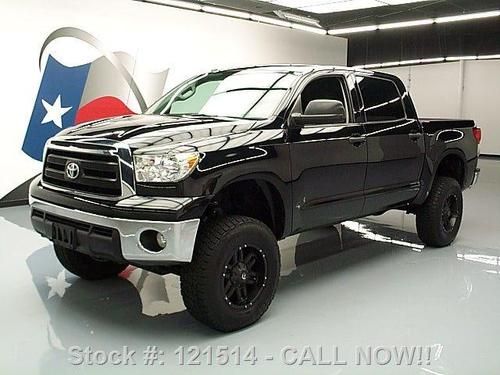 2010 toyota tundra crewmax 4x4 lifted rear cam only 49k texas direct auto