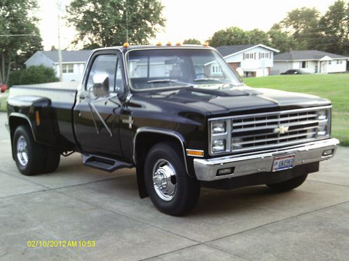 1981 chrvrolet silverado dually 'big dooley' camper special fantastic original