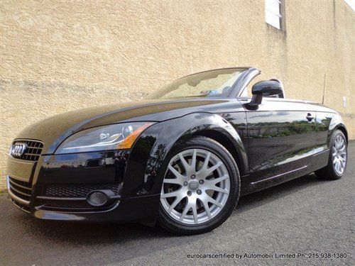 2008 audi tt quattro roadster certified 100k warranty navigation bose bluetooth