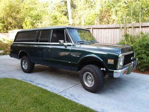 1971 chevy suburban k1500 4x4, 4wd - very good condition