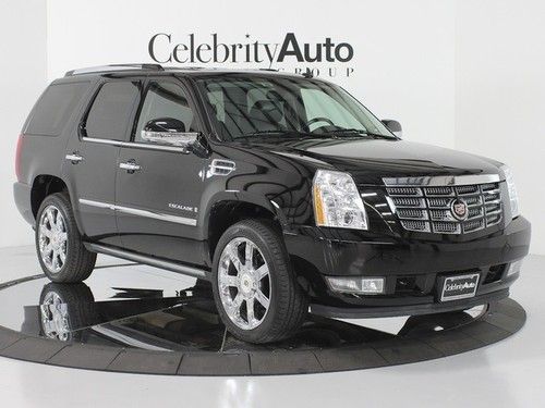 2009 cadillac escalade awd ultra luxury collection blk/blk rear ent