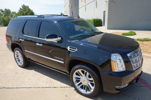 2012 cadillac escalade platinum edition flex fuel 403hp 6.2 non-smoker / awd