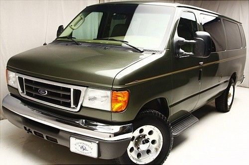 2005 ford econoline wagon xlt diesel rwd dvd a/c power driver seat