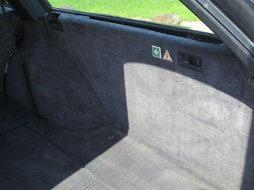 1987 300 TD Turbo Wagon Tripple black 153k miles NR!, image 7