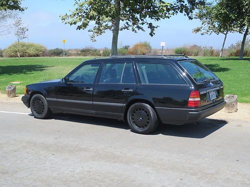 1987 300 TD Turbo Wagon Tripple black 153k miles NR!, image 13