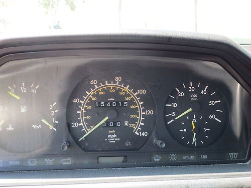 1987 300 TD Turbo Wagon Tripple black 153k miles NR!, image 16