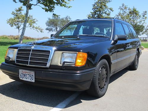 1987 300 TD Turbo Wagon Tripple black 153k miles NR!, image 17