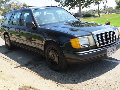 1987 300 TD Turbo Wagon Tripple black 153k miles NR!, image 18
