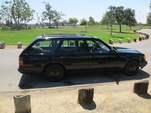 1987 300 TD Turbo Wagon Tripple black 153k miles NR!, image 19