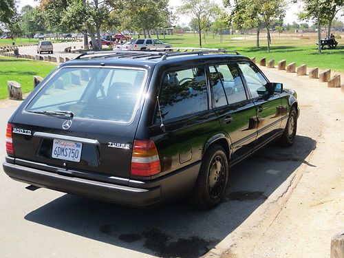 1987 300 TD Turbo Wagon Tripple black 153k miles NR!, image 21