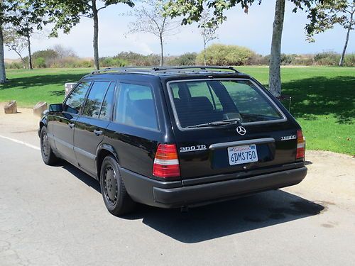 1987 300 TD Turbo Wagon Tripple black 153k miles NR!, image 22