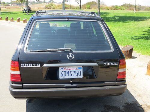 1987 300 TD Turbo Wagon Tripple black 153k miles NR!, image 23