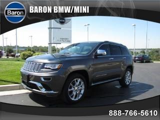 2014 jeep grand cherokee 4wd summit / hemi / dual moonroof / 3k miles