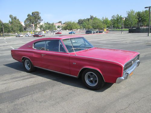 1966 charger 383 high performance solid california dry original car 3day auction