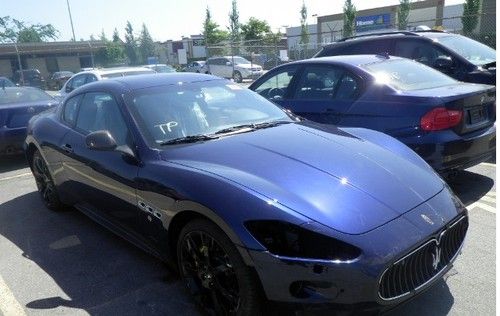 2011 maserati gran turismo s 4.7 f1 salvage runs drives very light damage 2k