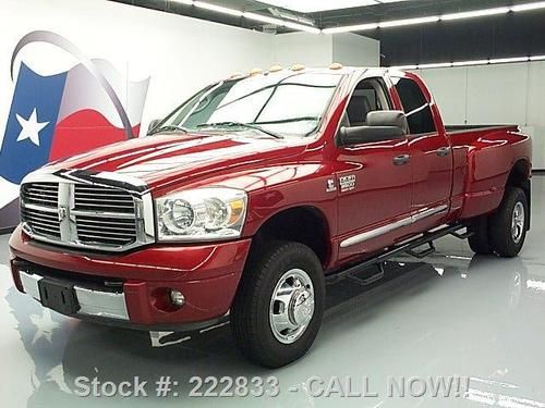 2008 dodge ram 3500 laramie quad diesel drw 4x4 nav 70k texas direct auto