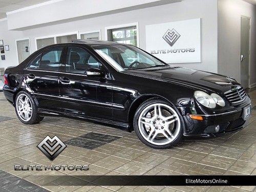 2005 mercedes benz c55 amg htd sts xenons low miles cali car serviced