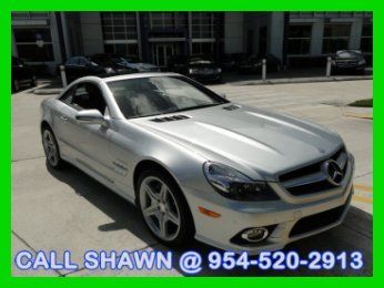 2011 sl550 amgsport, silver/red leather,panoroof,cpo 100,000 mile warranty,l@@k