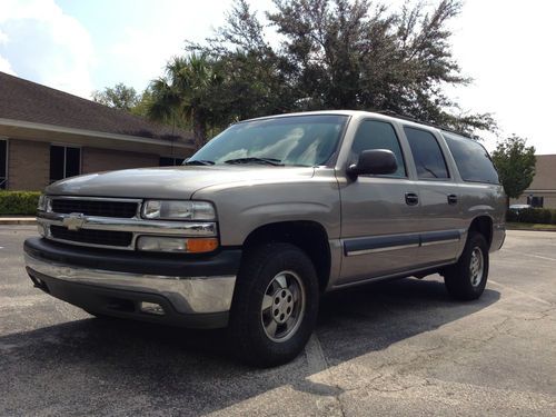 2003 chevrolet suburban 1500 ls 5.3l 4x4 extra clean all three rows !!