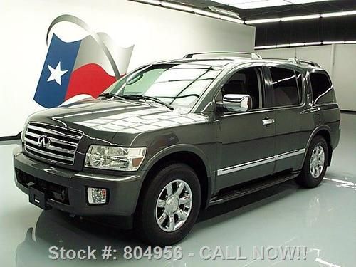 2004 infiniti qx56 4x4 sunroof nav rear cam dvd 63k mi texas direct auto