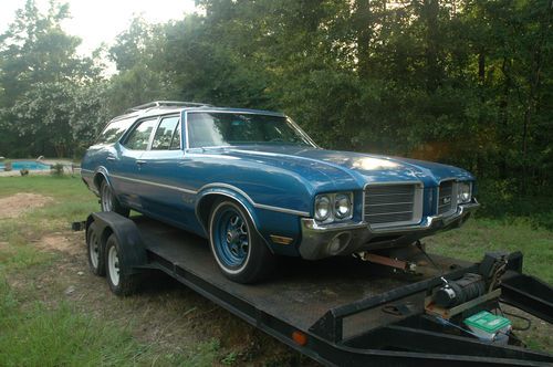 1971 oldsmobile vista cruiser 455 engine  solid  like hurst olds cutlass 442