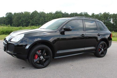 2006 porsche cayenne turbo s 520hp black, carbon trim, alcantara, 130k msrp!