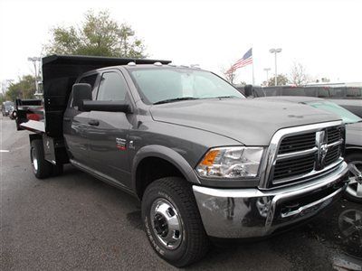 2012 ram 3500 crew cab chassis diesel 4x4 w/ knapheide yard dump body