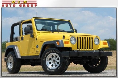 2004 wrangler x 4x4 immaculate one owner! outstanding value! call now toll free