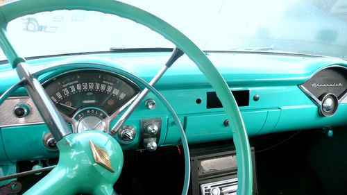 1956 CHEVROLET 210 SEDAN  XLNT RESTORATION CANDIDATE STR 6 ENG RUNS GRT X SHAPE, US $8,900.00, image 2