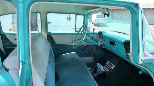 1956 CHEVROLET 210 SEDAN  XLNT RESTORATION CANDIDATE STR 6 ENG RUNS GRT X SHAPE, US $8,900.00, image 9