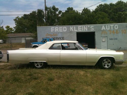 1966 cadillac deville convertable custom paint new interior and top new tires