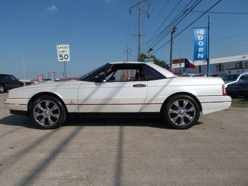 Cadillac allante 2dr coupe, convertable, gold package