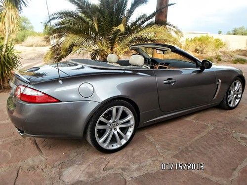 2007 jaguar xkr convertible - 27k miles - 420hp supercharged v-8 - clean carfax