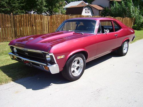 Gorgeous 1972 garnet red nova supersport replica!