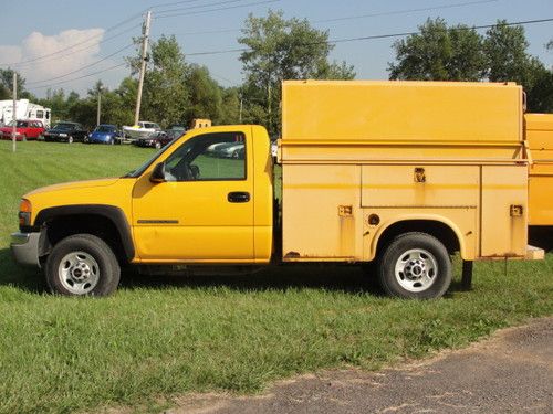 2003 03 gmc sierra c 2500 215k work utility service contractor landscape truck