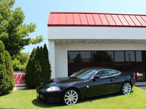 2009 jaguar xk coupe - mid.black/black - 1 owner - extra clean - nav - 16k miles