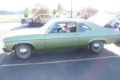 1972 nova original body, clean, rust free, less than 73,000 miles, no reserve