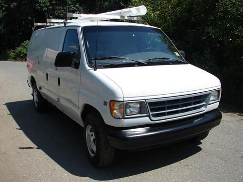 2002 ford e-series  van cargo  e 350 turbo diesel 99k great runing car