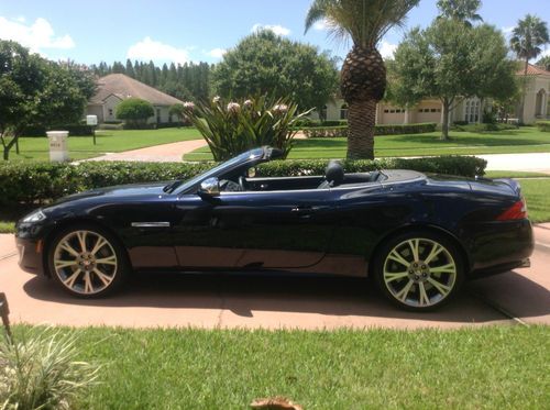 2013 jaguar xkr convertible, supercharged v-8, only 4460 miles, mint condition