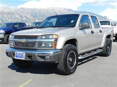 Chevy crew cab colorado 4x4 shortbed z71 sunroof custom wheels tires auto tow